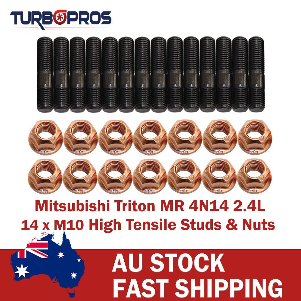 High Tensile Manifold&Turbo Charger Stud Kit for Mitsubishi Triton MR 4N14 2.4L