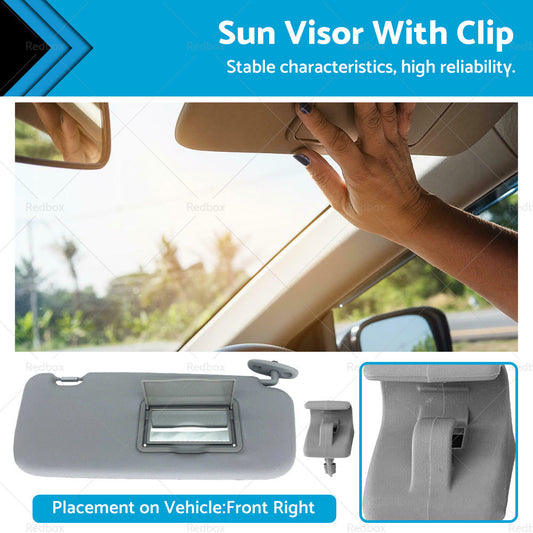 Front Right Sun Visor Clip Grey for Hyundai Getz (2002-2011)
