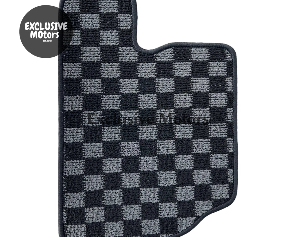NISSAN SILVIA S13 / S14 / S15 / 200SX / 240 SX CHECKER FLOOR MATS - Tokyo Tom's