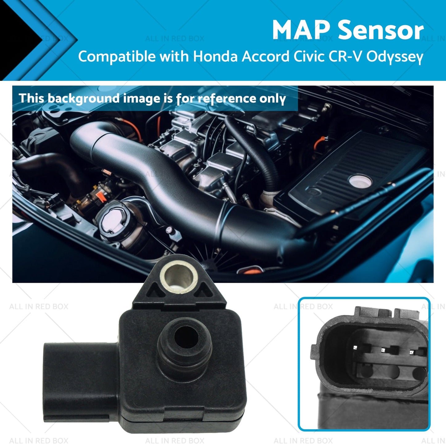 MAP Sensor for Honda Accord, Civic, CR-V, Odyssey, Acura MDX 1990-2015