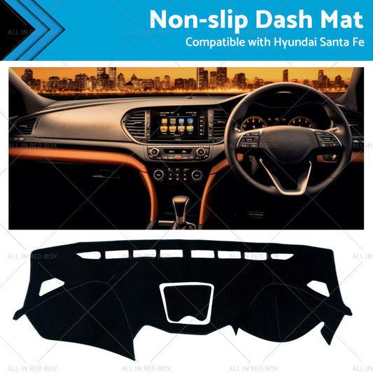 Dash Mat Black for Hyundai Santa Fe DM (2013-2018)