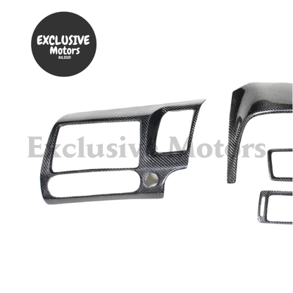4Pcs Real Carbon Fiber Interior Trim For Honda Civic Type R Fd2