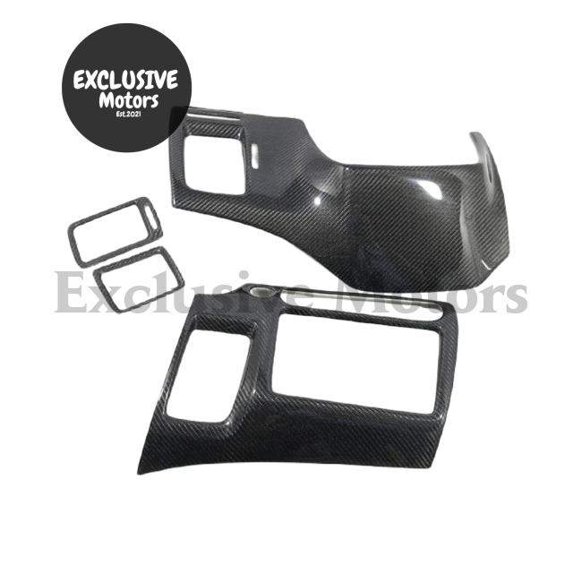 4Pcs Real Carbon Fiber Interior Trim For Honda Civic Type R Fd2