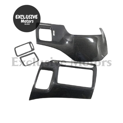 4Pcs Real Carbon Fiber Interior Trim For Honda Civic Type R Fd2