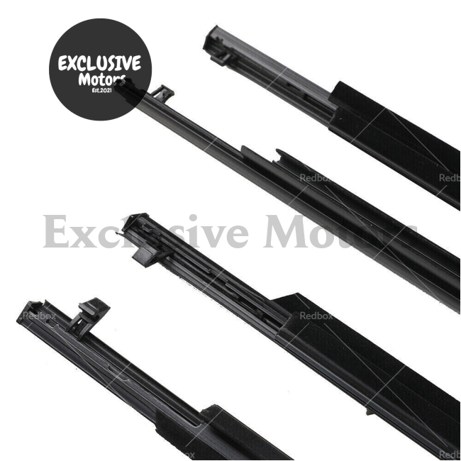 4X Door Glass Seal Weatherstrip for Toyota Land Cruiser Prado 120 Series