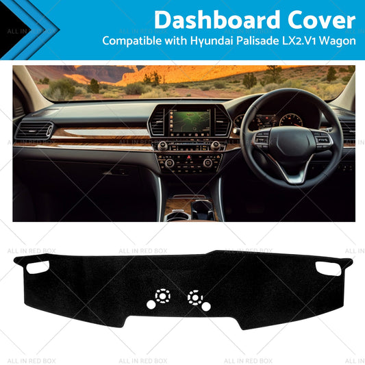 Dash Mat Black for Hyundai Palisade Wagon (2020-2023)