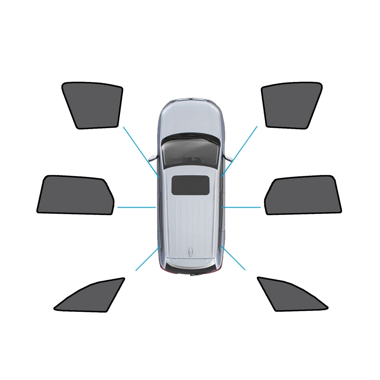 Magnetic Mesh Sun Shades for Audi A4 Wagon B9 (2016-2023)