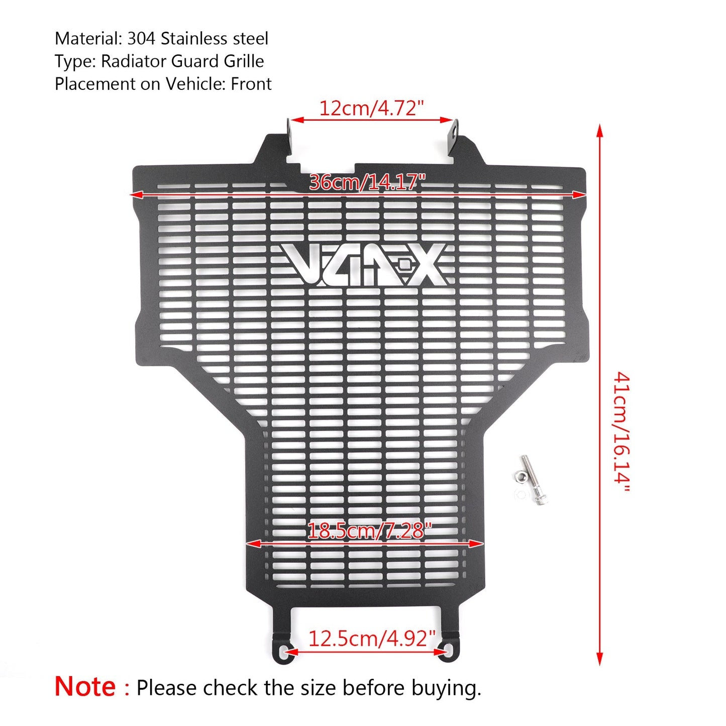 Radiator Cooler Grille Guard Cover Protector For Honda X-ADV XADV 750 17-18 Generic