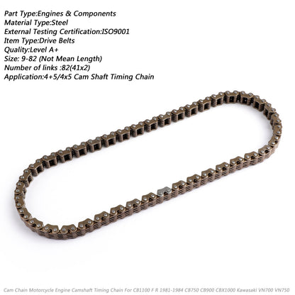 Timing Cam Chain For Honda CB750C CB750F CB750K CB750SC CB900C CB900F 79-83 Generic