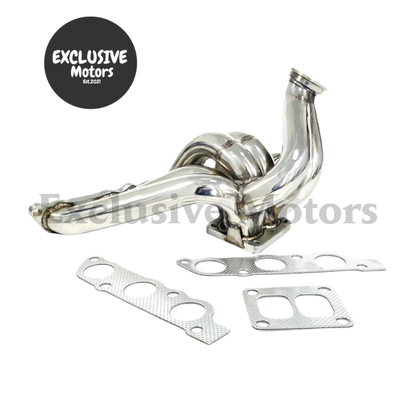 V2 Turbo Manifold T4 44mm for Toyota Supra, SC300, GS300 & IS300 (2JZ-GE 3.0L)