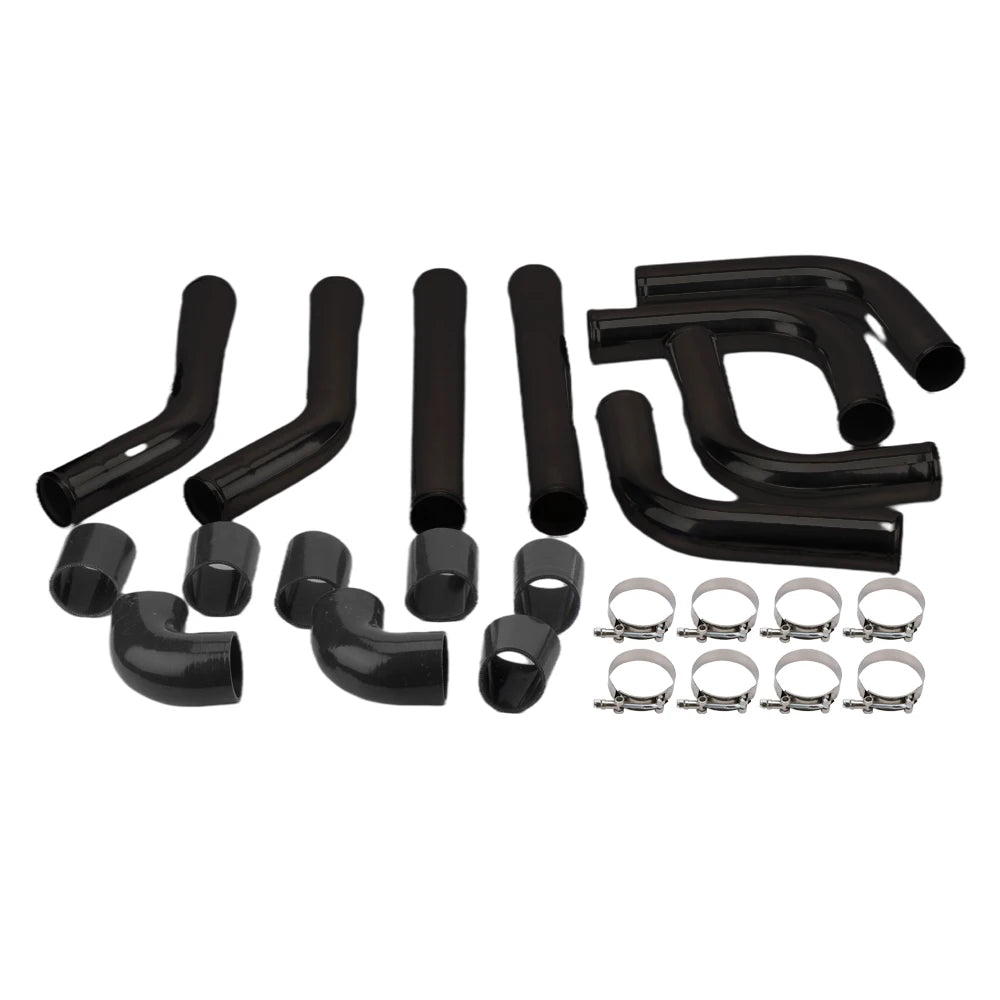 Maxpeedingrods T3 T4 Turbo Turbocharger Turbine + Intercooler Piping Kit for For Honda Civic DX Coupe 2Door For D17 GX LX