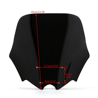 Windshield WindScreen Double Bubble for Honda NC700S/NC750S 2010-2014