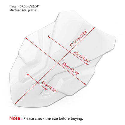 ABS Windscreen Windshield Fairing Wind Protector for 2016-2017 Honda CRF1000L Generic