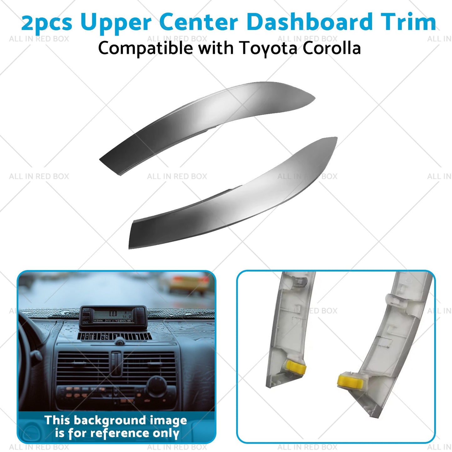 55436-02330 2pcs Upper Center Dashboard Trim Suitable for 09-13 Toyota Corolla-3