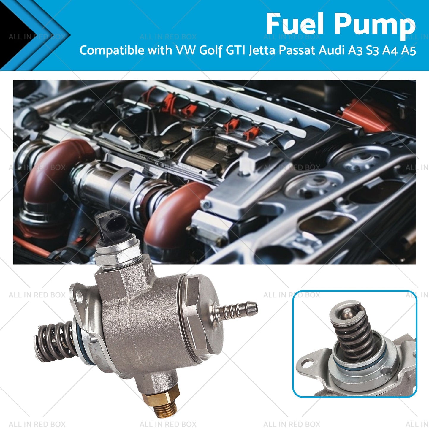 High Pressure Fuel Pump for VW Golf GTI/R Audi A3/S3 Passat (2006-2014)