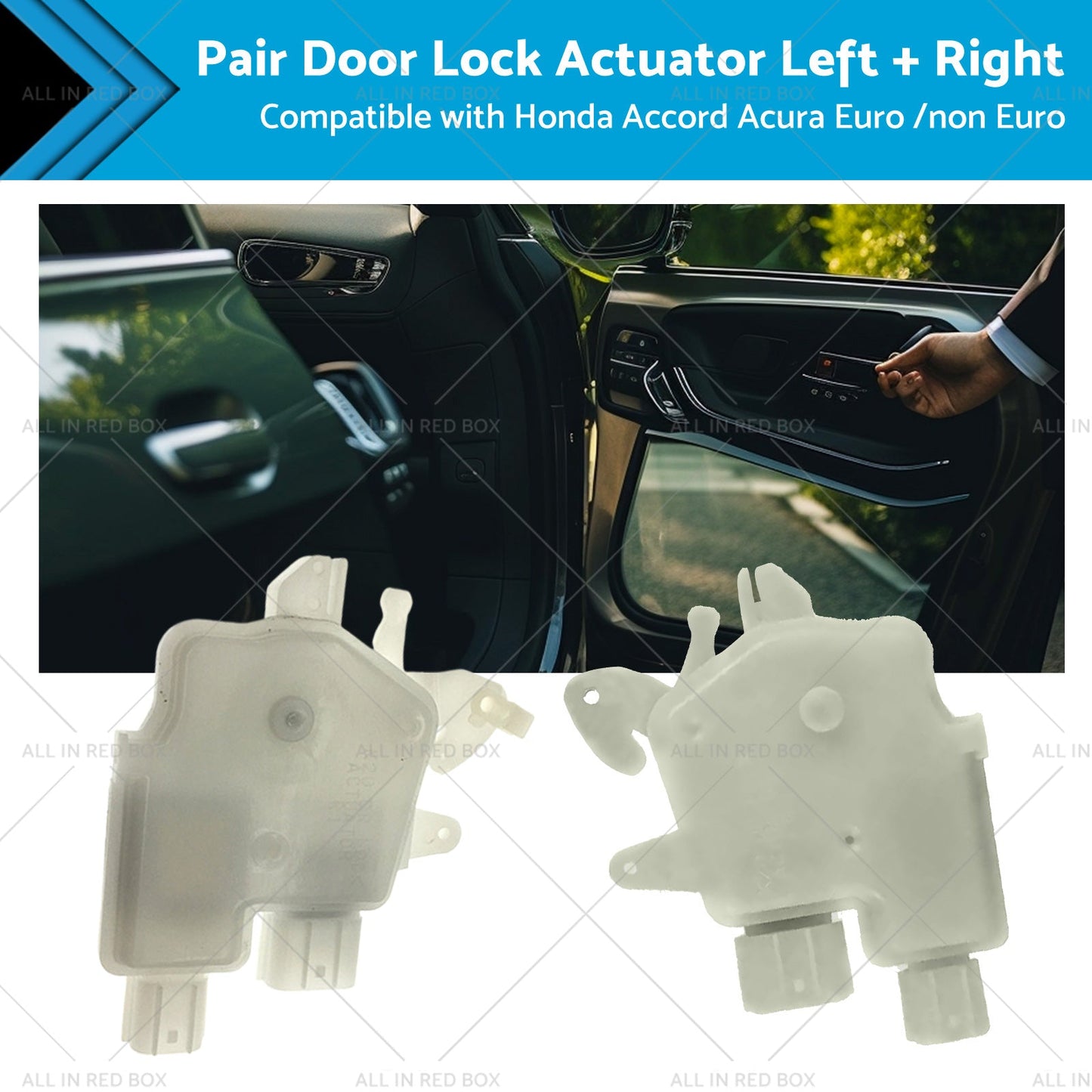 Door Lock Actuator Pair for Honda Accord Acura Euro (2003-2007)