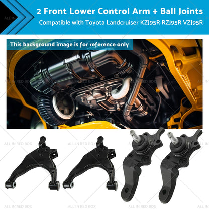 2 Lower Control ArmBall Joint Suitable for 96-03 Toyota Landcruiser KZJ95R-0