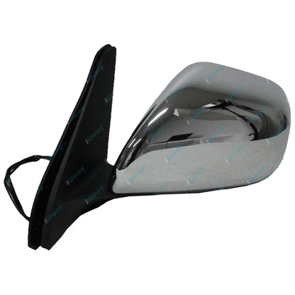 LH+RH Chrome Electric Mirrors for Toyota Landcruiser Prado 120 Series '02-'09