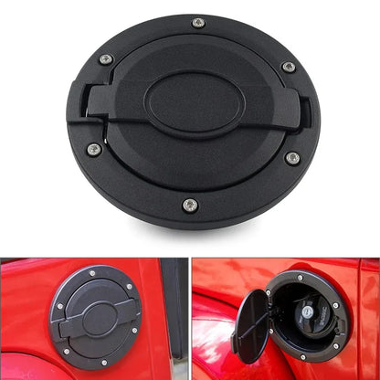 Fuel Tank Door Cover for Jeep Wrangler JK (2007-2018) Black