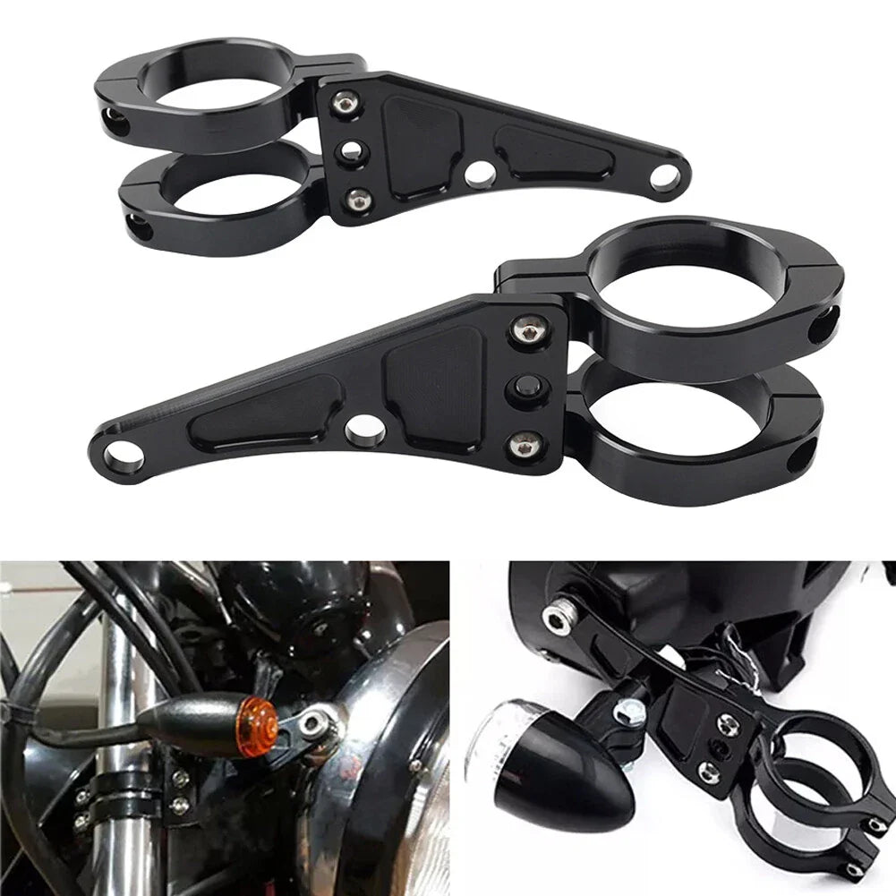 49MM Motorcycle Headlight Bracket Clamp for Harley