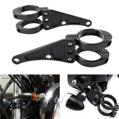 49MM Motorcycle Headlight Bracket Clamp for Harley