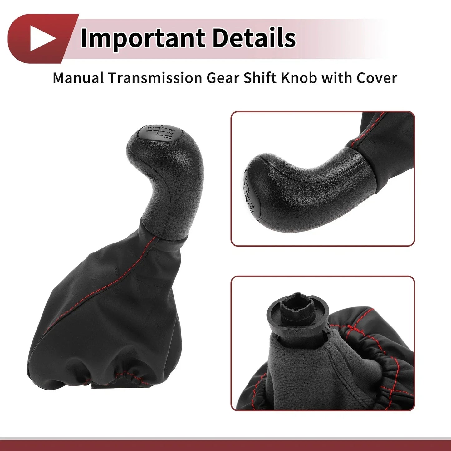 5 Speed Gear Shifter Knob & Cover for Mercedes-Benz VITO (1996-1999)