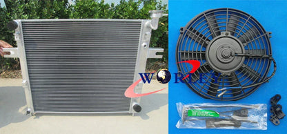 Aluminum Radiator & Fan for Jeep Grand Cherokee WJ/WG 4.7L V8 (1999-2005)