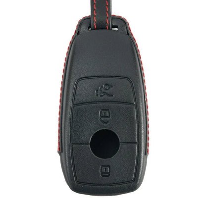 Qualified Leather Key Holder Case for W213 E200 E260 E300 E400 (2016–2023)