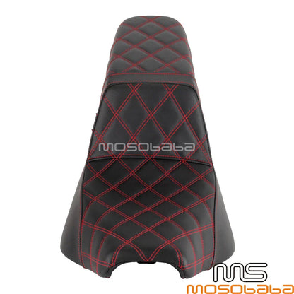 Driver & Passenger Gel Pad Seat for Harley Deluxe FLDE, Slim FLSL, Street Bob FXBB (2018-2023)
