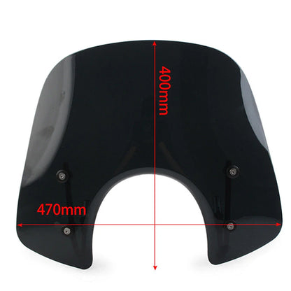 ABS Windshield for Vespa GTS 250, GTS 300 (All Years) Transparent