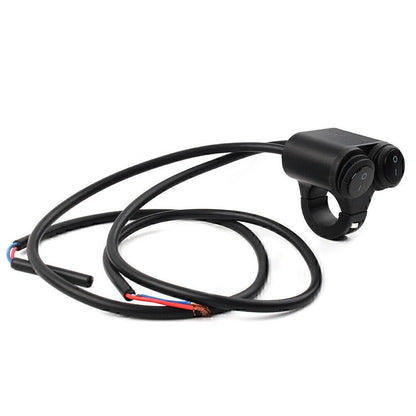 12V 7/8" Motorcycle Handlebar Fog Spot Light w/ Dual On Off Switch