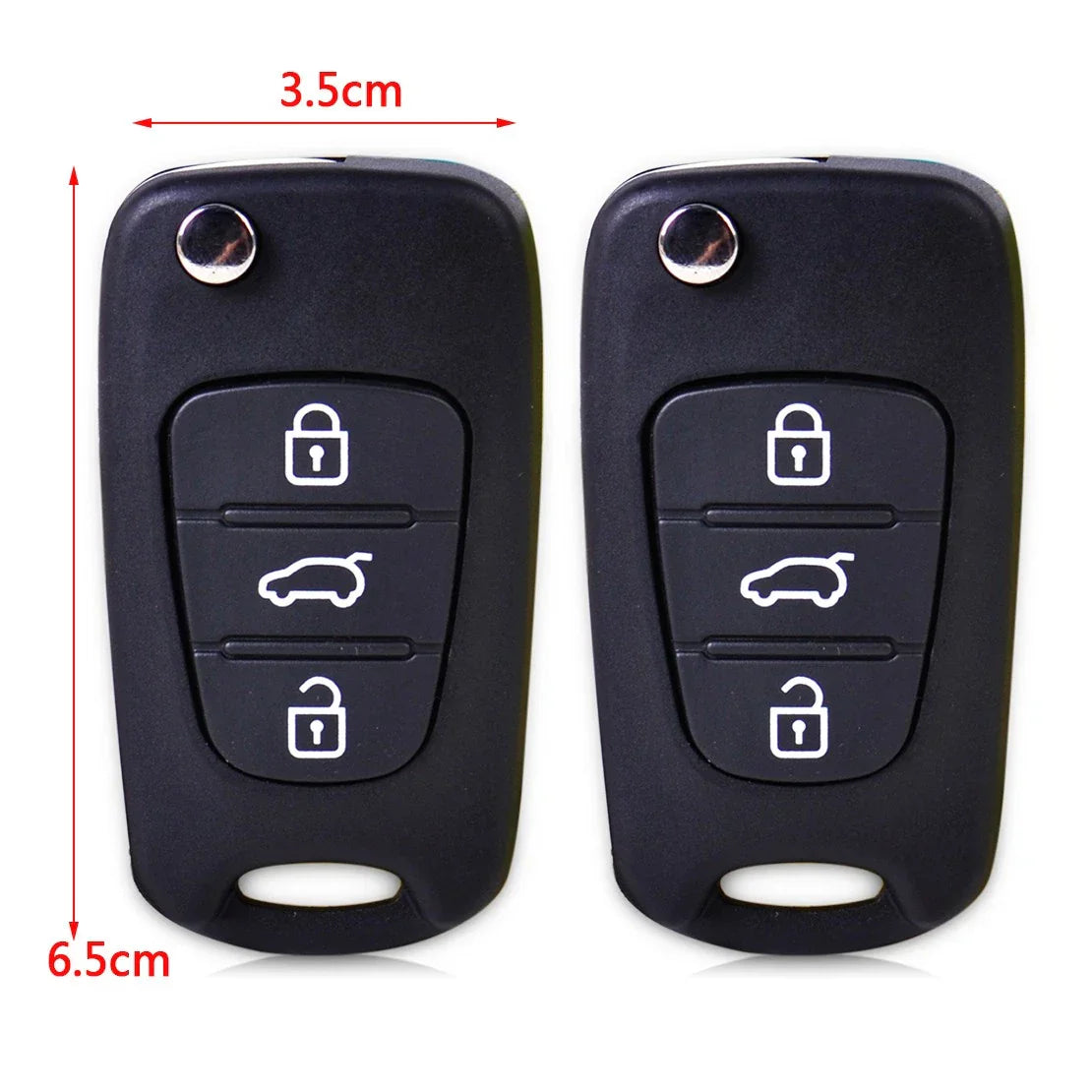 3 Button Car Key Shell Housing for Kia Hyundai ( Specified)