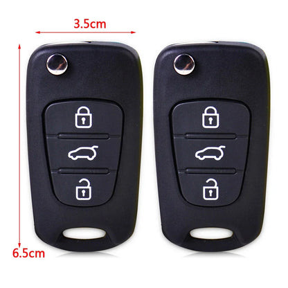3 Button Car Key Shell Housing for Kia Hyundai ( Specified)
