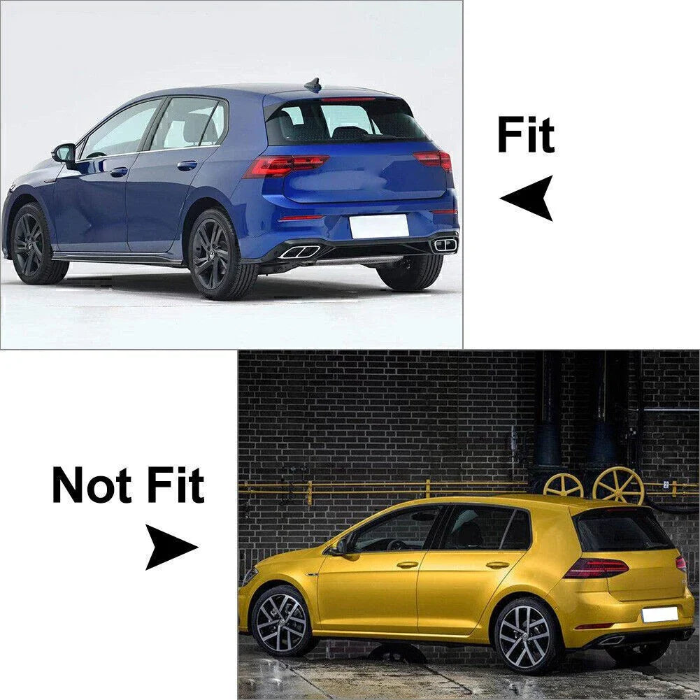 Window Spoiler Side Wing Trim Covers for Volkswagen 2020-2021