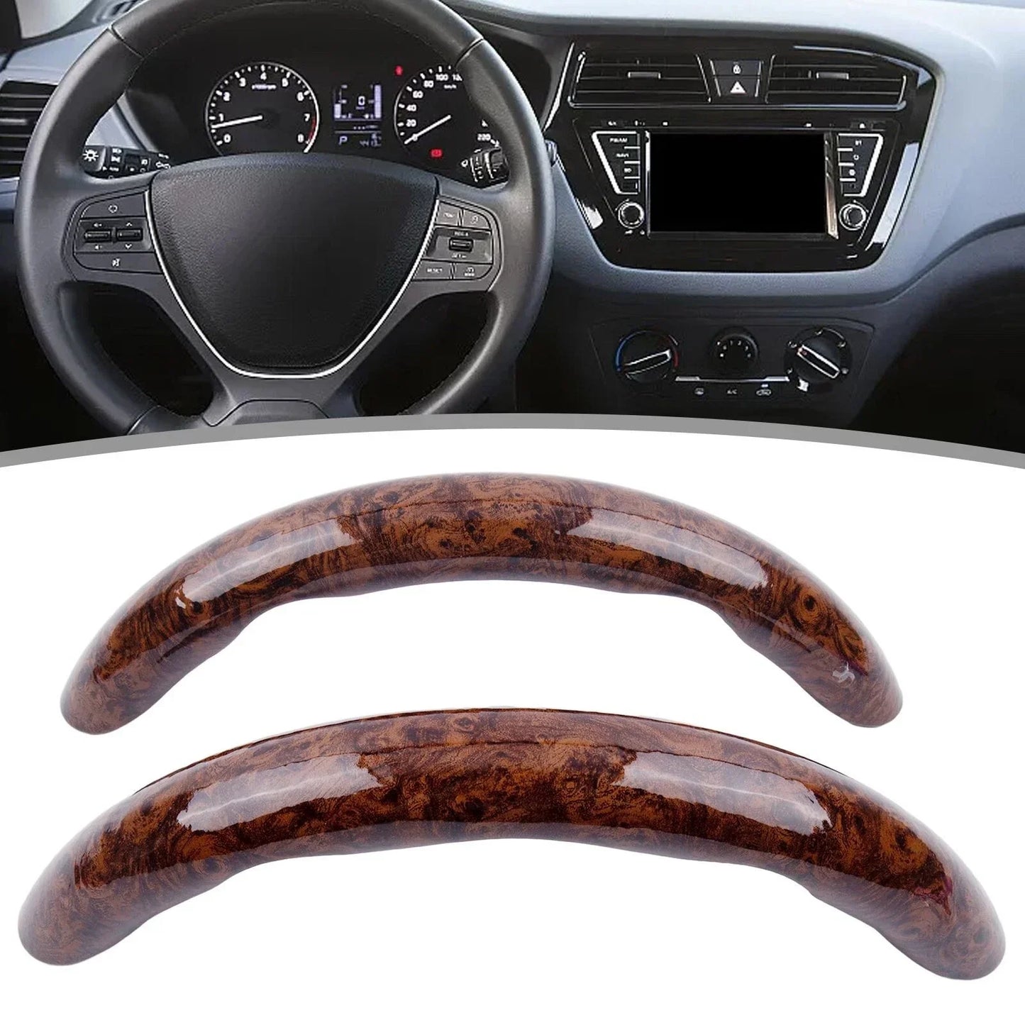 Steering Wheel Cover 2 x 37-38cm Accessories for Car
