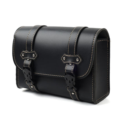 Black Motorcycle Universal Tool Bag Side Storage Saddle Bag Pouch