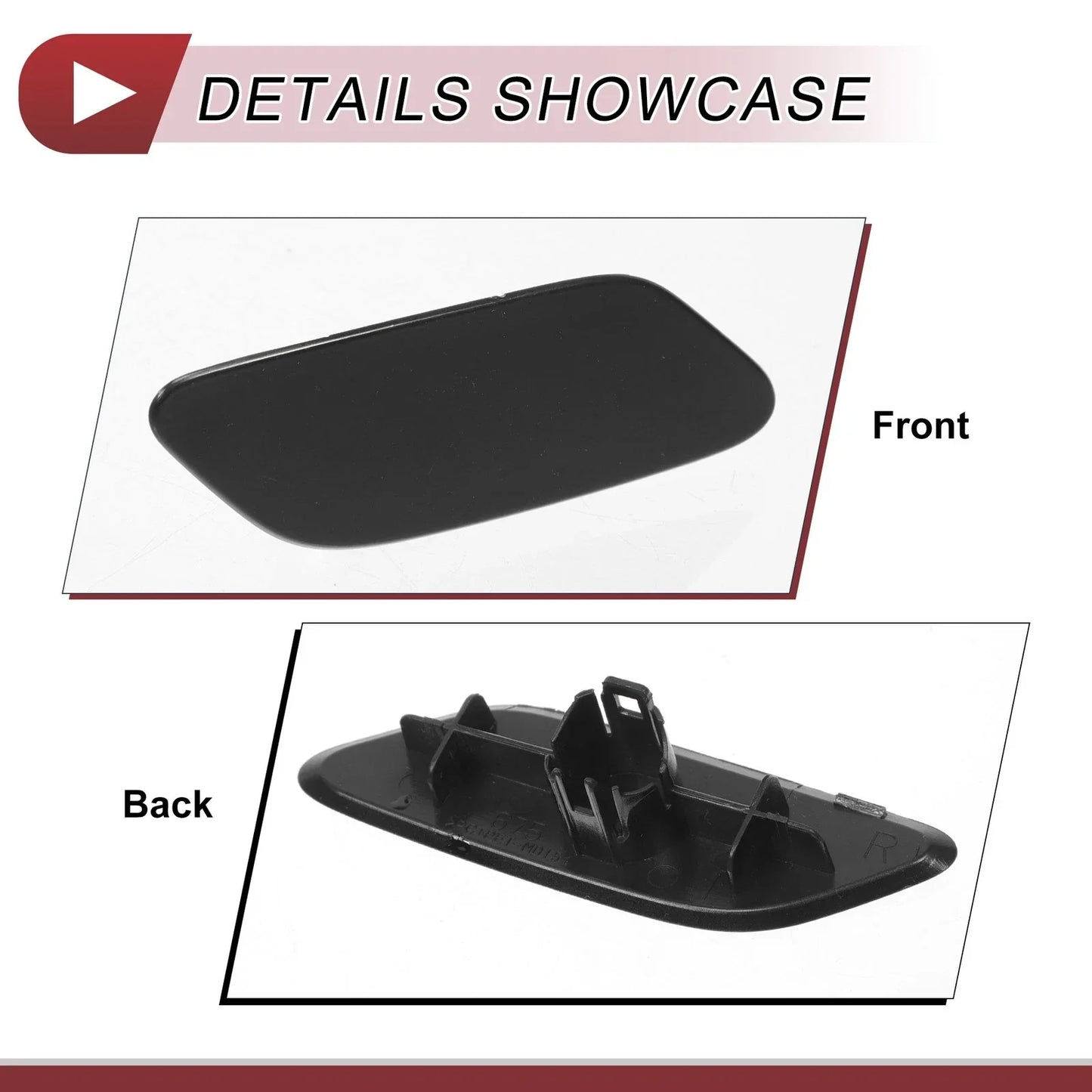 Front Right Washer Nozzle Cover for Lexus RX350 (2019-2022) Unpainted 1 x
