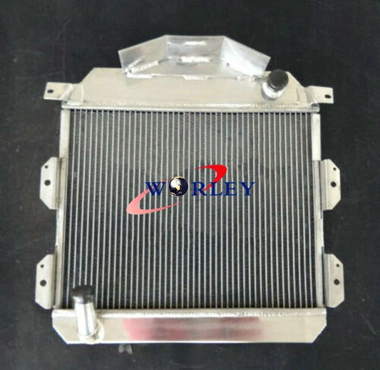 3 Row Aluminum Radiator + Fan for Austin Healey 100-4 (1953-1956)