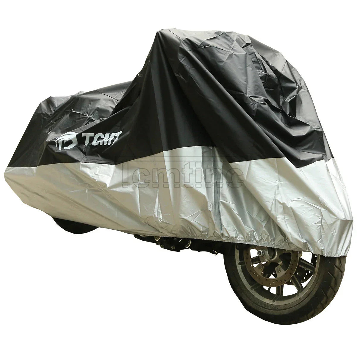 Motorcycle Cover 190T Waterproof UV Protector Bike Storage Size L 220x95x110cm