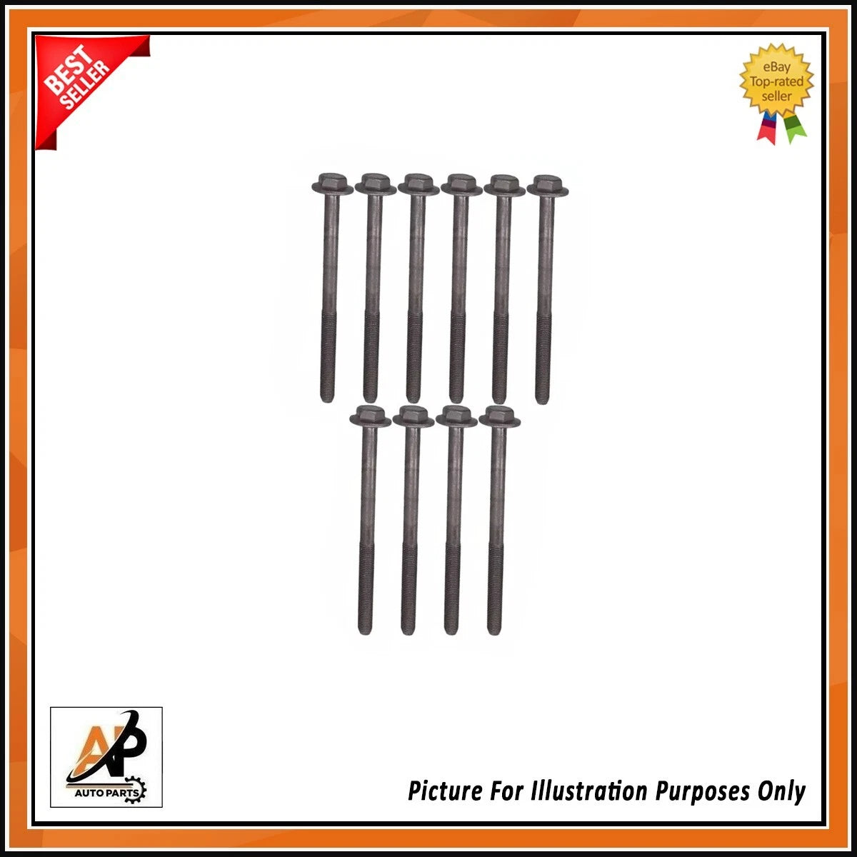 Engine Head Bolts Set Replacement for Opel Astra Insignia 1.6 CDTI (2010–2019)