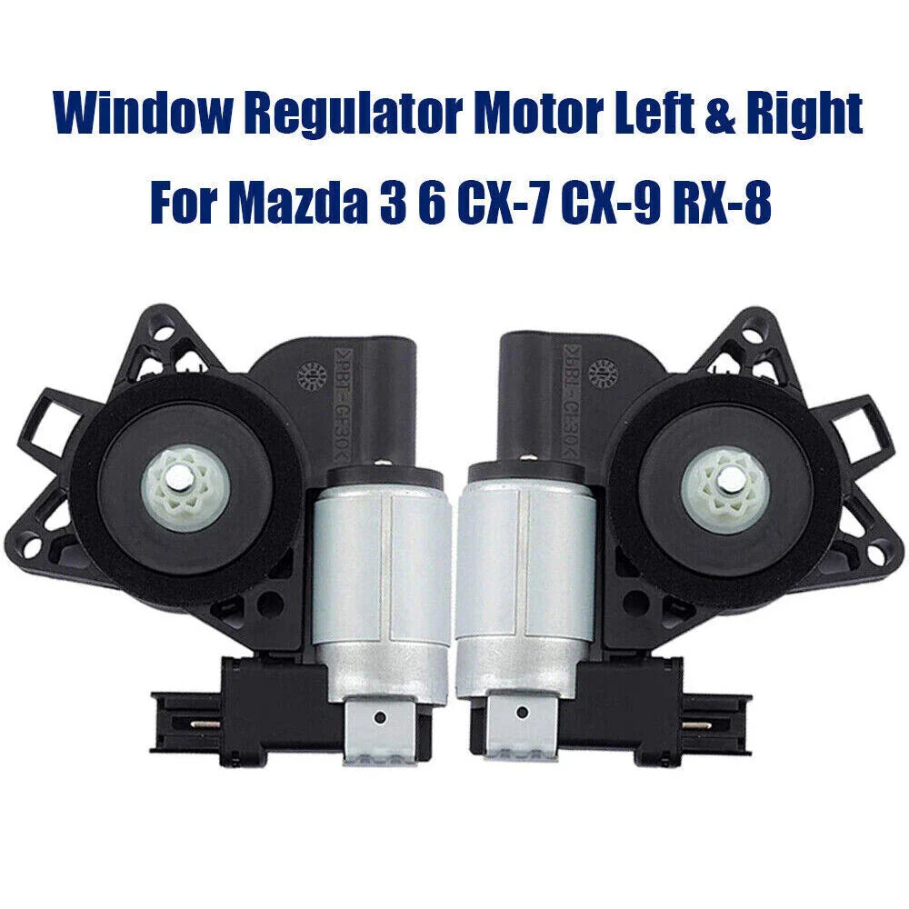 Window Regulator Motor  Front Left & Right for Mazda 3 6 CX-7 CX-9 RX-8 (2003-2009)