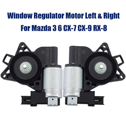Window Regulator Motor  Front Left & Right for Mazda 3 6 CX-7 CX-9 RX-8 (2003-2009)