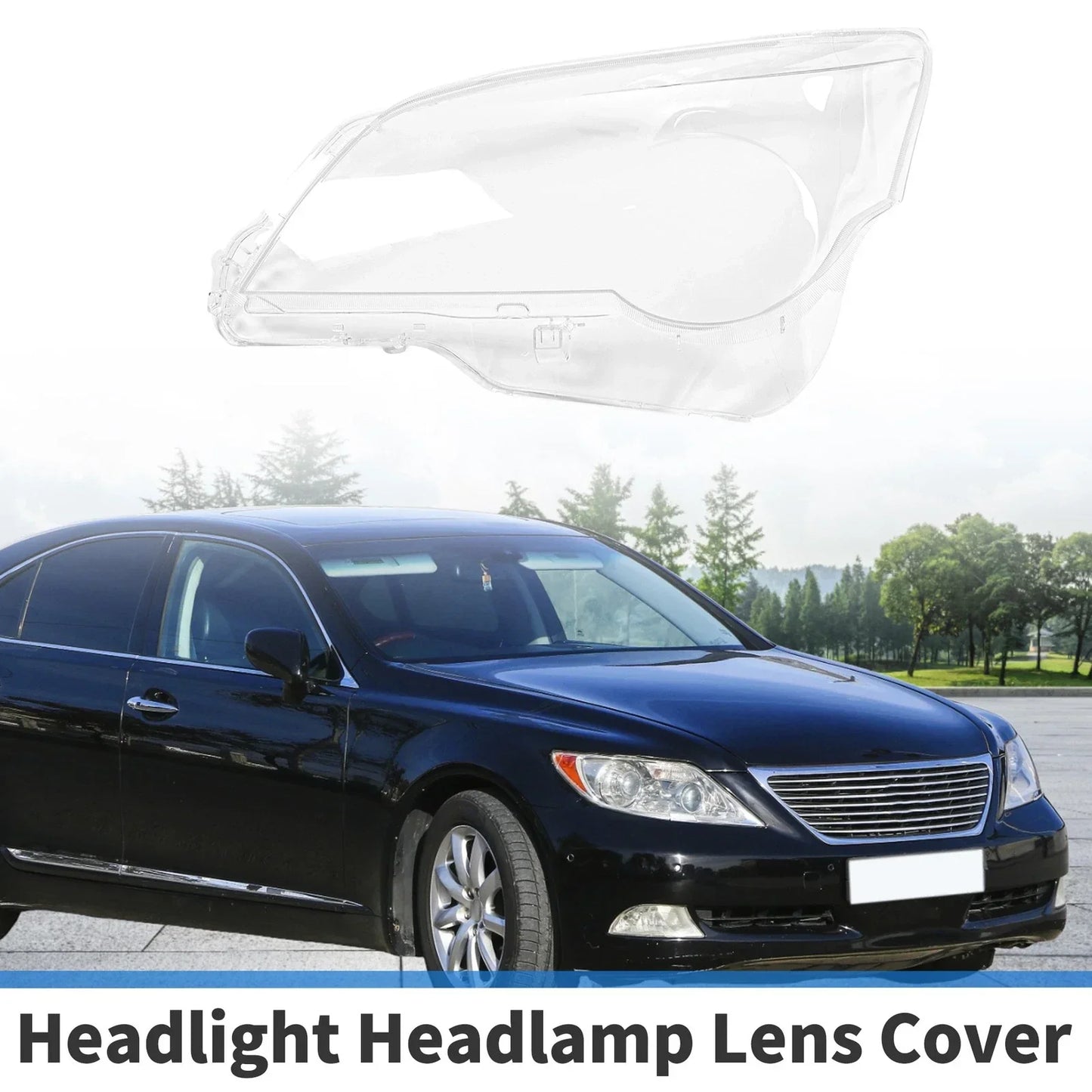 Car Front Left Headlight Lens Cover for Lexus GX460 (2010-2013)