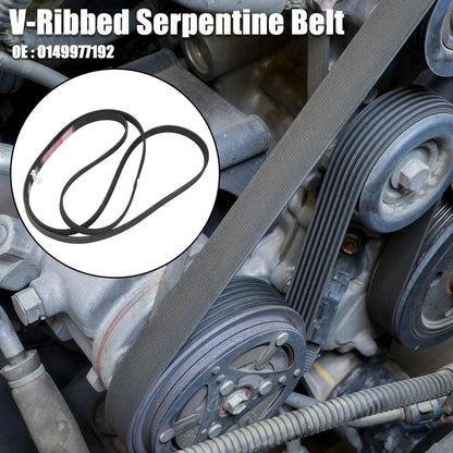 Rubber V-Ribbed Serpentine Belt 6PK2380 for Mercedes-Benz S430 (2000-2006)