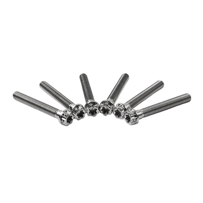 6pcs M10x55mm Titanium Torx Head Flange Bolts for Motorcycle Bike