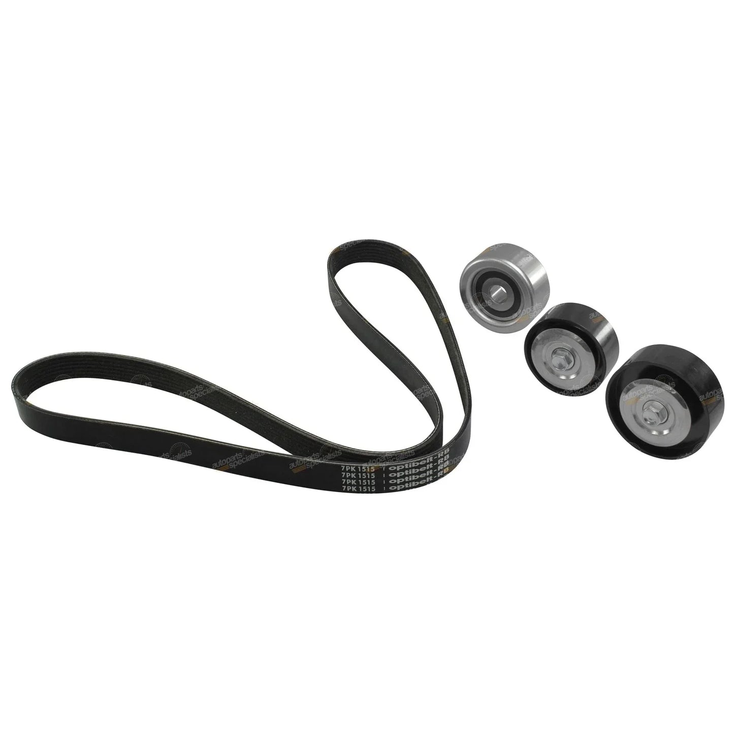 Drive Fan Belt + Idler Pulley Kit for Hilux 3.0L Diesel (2005–2013)