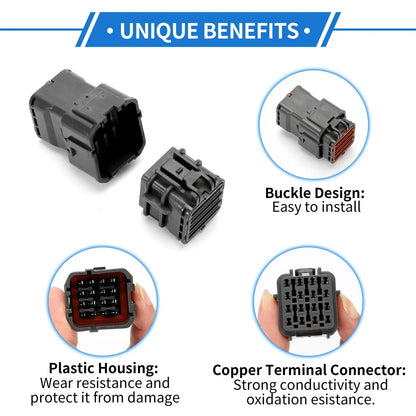 16 Pin Car Wiring Harness Connector Plug for Hyundai
