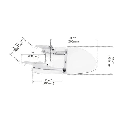 Windshield Mount Bracket for Harley Softail Fatboy (2000-2017)