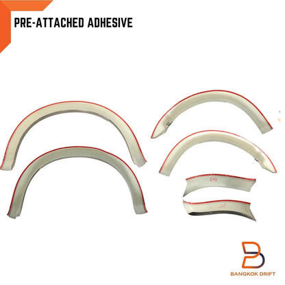 3" Grey Slim Fender Flares for Isuzu D-Max Dmax Ute (2020-2023)