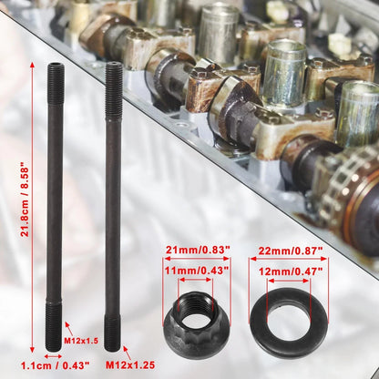 Cylinder Head Stud Kit for Honda Prelude 2.2L H22 H22A4 H23A H23A1 VTEC (1992-2001)